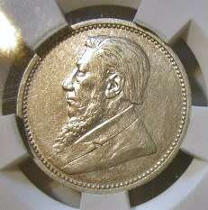 1895 ZAR 6 Pence AU 55 SANGS