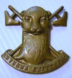 115 Battalion Brass Cap Badge No Lugs Dinnes 95