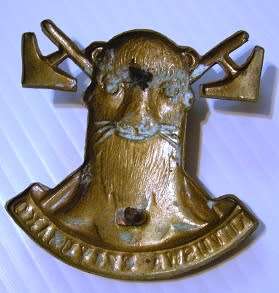 115 Battalion Brass Cap Badge No Lugs Dinnes 95
