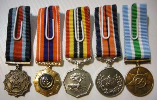 Miniature Medal Set of Five