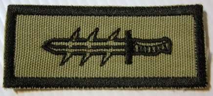 61 Mech Operations Participation Bar Embroidered on Material