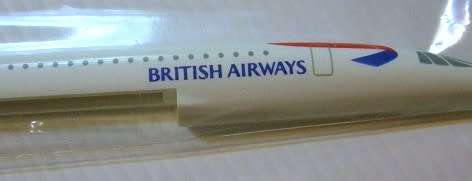 British Airways Concorde Display Model in Original Packaging Unassembled SEE DESCRIPTION
