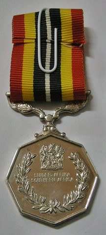 Full Size Southern Africa Medal Double Face Suspender Tall Grass Poor Detail Nr Engraved on Rim