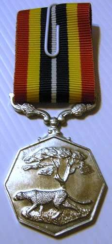 Full Size Southern Africa Medal Uniface Susp Short Grass Crisp Detail Matte Nr @ Back In Box