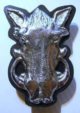 Soutpansberg Military Area Chromed Beret Badge Large Size Bolts Intact Dinnes 833