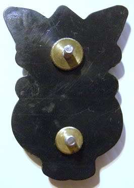 Soutpansberg Military Area Chromed Beret Badge Large Size Bolts Intact Dinnes 833