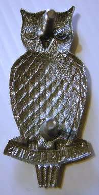 Military Intelligence Chromed Cap Badge