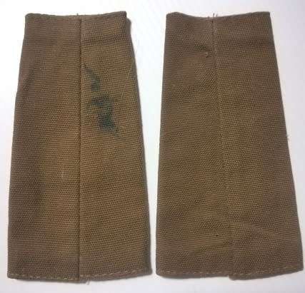 Commandant Rank Insignia Pair Embroidered on Material