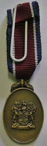 Miniature John Chard Medal Voided Acorn Dark Type