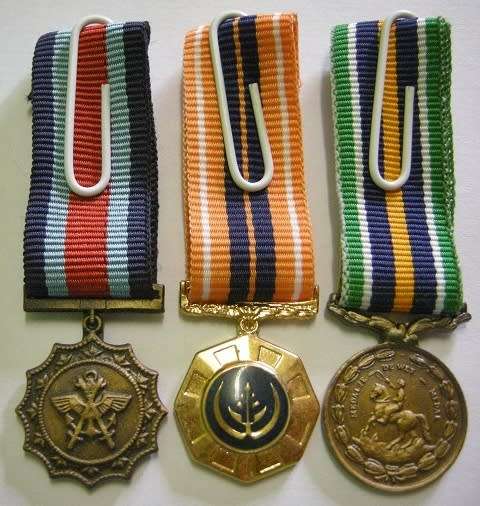 Miniature Medal Set of Three
