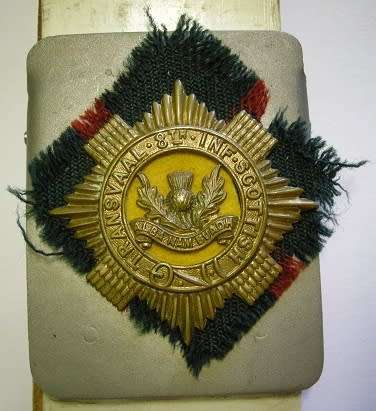 Transvaal Scottish 1st Battalion Drummer Belt with Buckle