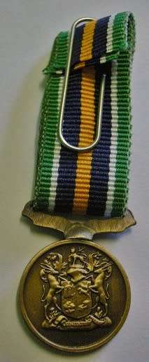 Miniature De Wet Medal Thick Type