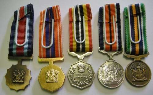Miniature Medal Set of Five