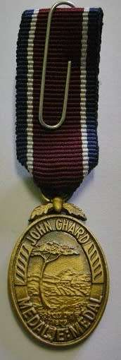 Miniature John Chard Medal Voided Acorn Light Type