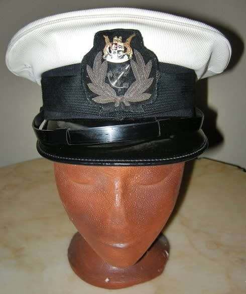 SA Railways and Harbours Sea Going Officers Cap Marked H J Henochsberg Johannesburg