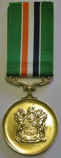 Full Size Medal for Distinguished Conduct and Loyal Service Gold Marked 9ct Nr 1003 SEE DESCRIPTION