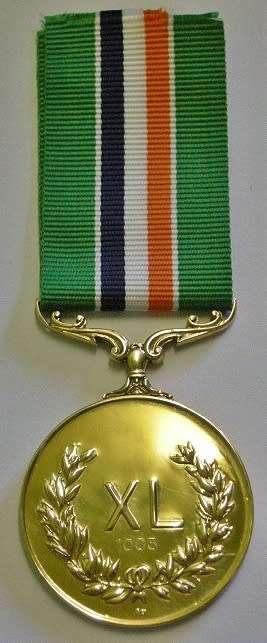 Full Size Medal for Distinguished Conduct and Loyal Service Gold Marked 9ct Nr 1003 SEE DESCRIPTION
