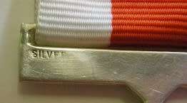 Full Size SADF Army Cross Bright Finish Marked Silver Not Numbered