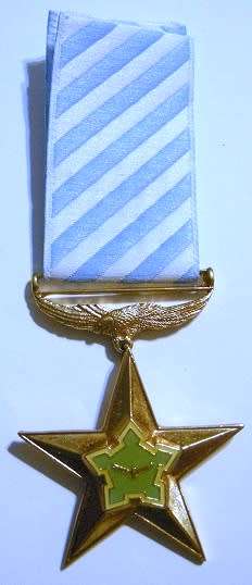 Full Size Ad Astra Decoration Gilded Silver Marked 925 on Medal and Suspender Not Numbered