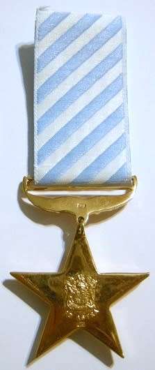 Full Size Ad Astra Decoration Gilded Silver Marked 925 on Medal and Suspender Not Numbered