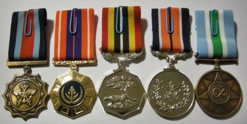 Full Size Medal Set of Five