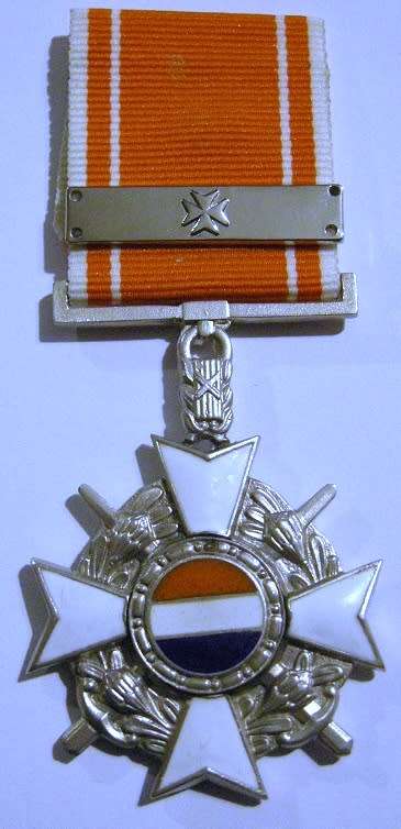 Full Size Honoris Crux Decoration Numbered 145 Marked S925 SAM w/ Bar