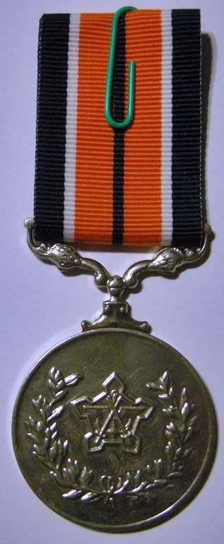 Full Size General Service Medal Numbered on Rim
