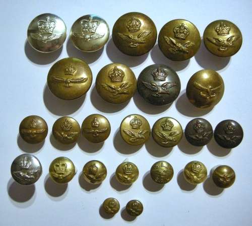 Air Force Buttons x 24 & SAA/SAL Button x 1