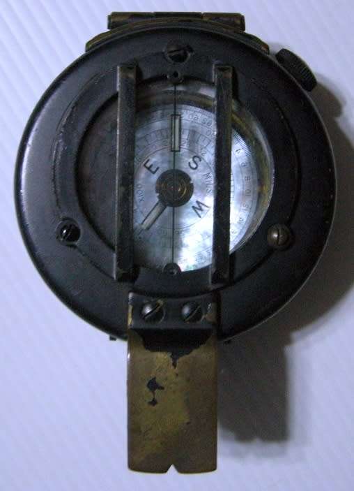 Military Compass M73 Mils AS 154 Made in UK No Fluid Inside with Leather Pouch