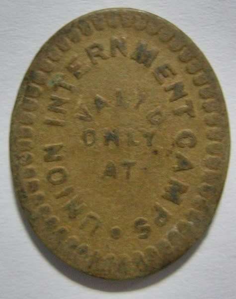 Union Internment Camps 6D Token Hern 606f