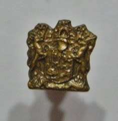 Miniature Mention in Despatches Bronze Coat of Arms for Ribbon Bar Matthysen p 278 nr 24