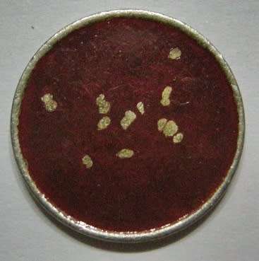 General Post Office Token (5c) Hern 442u Painted Different Shades of Red Magnetic Uniface