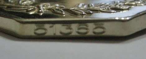 Full Size Southern Africa Medal Double Face Susp Tall Grass Poor Detail Number on Rim w/ Miniature