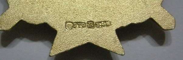 Full Size Honoris Crux Decoration Gold Nr 5 Marked STG SAM w/ Bar Matthysen Specimen 1 SEE INFO