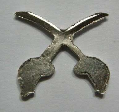 John Chard Crossed Swords (Army) Ribbon Emblem for Full Size Decoration and Medal Third Pattern