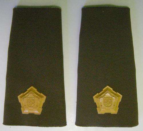 SADF Major Rank Insignia Pair Rubberised