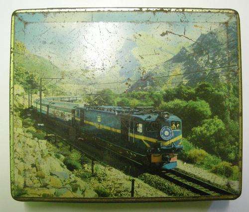 Tin Blue Train Edward Sharp South Africa Scratched