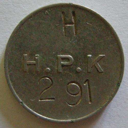 Token General Post Office No Value (5 cents) Nickel Magnetic Hern 422u Variety