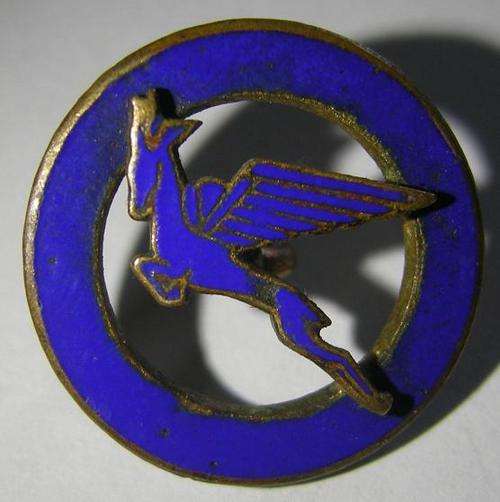 Button / Badge SAA SAL blue Enamel 17mm