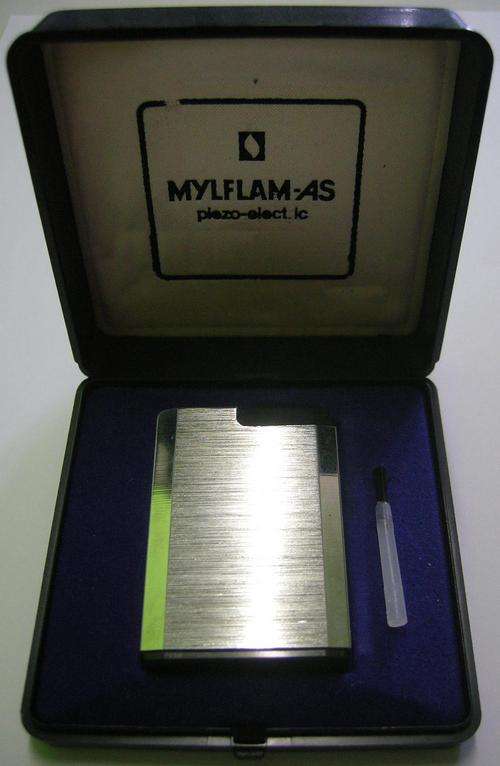 Mylflam-AS Lighter Made in Germany In Original Box 55mm x 37mm