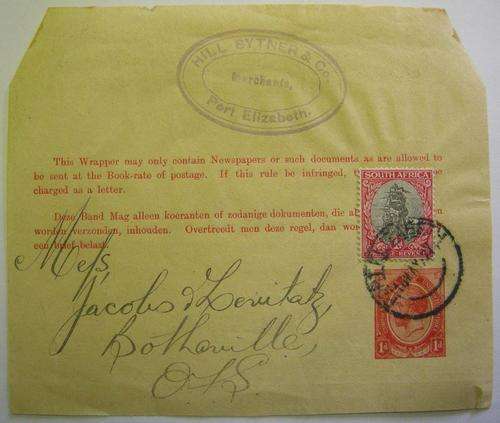 Newspaper Wrapper Hill Sytner & Co Merchants