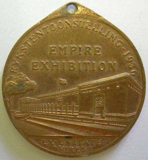 Medallion Empire Exhibition 1936 32mm