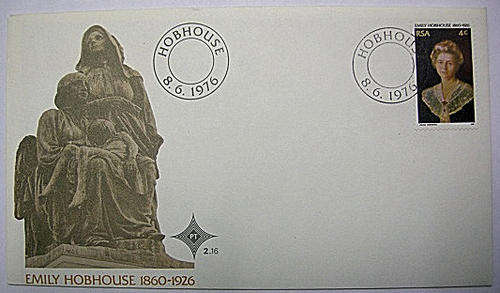 FDC Emily Hobhouse 1860 - 1926 Hobhouse 8.6.1976 Cover 2.16