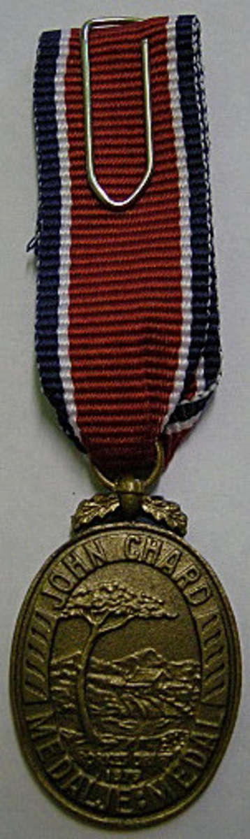 Miniature John Chard Medal with Royal Cypher