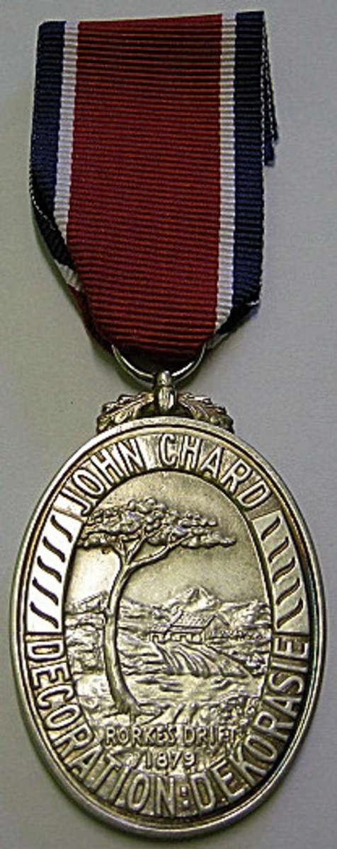 John Chard Decoration Full Size Marked Silver (Note: Only 'VER' of mark visible) Numbered on Rim