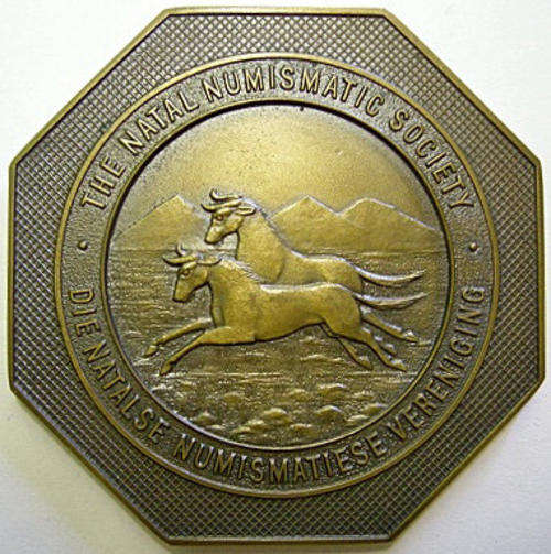 Medallion Natal Numismatic Society Durban 1976 60mm