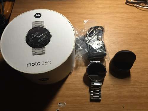 Moto 360 Steel Band