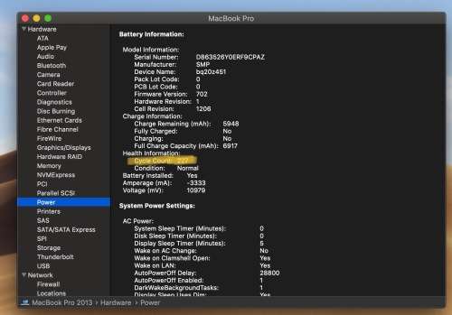 MacBook Pro 15 inch Late 2013