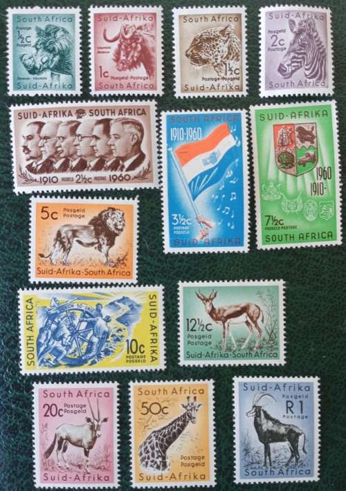 1960 Union of South Africa full set MNH.