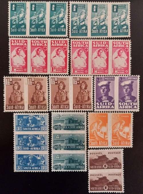 1943 Union of South Africa small wars full set MLH